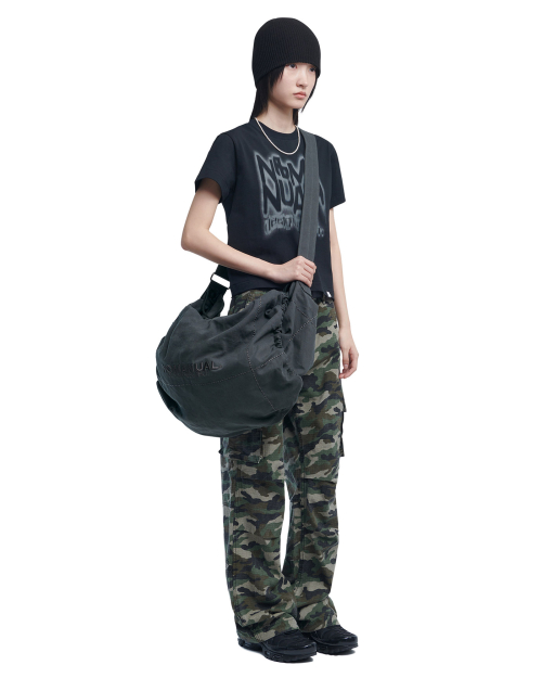 노매뉴얼(NOMANUAL) VAGUS DUFFLE BAG - CHARCOAL 이미지 3