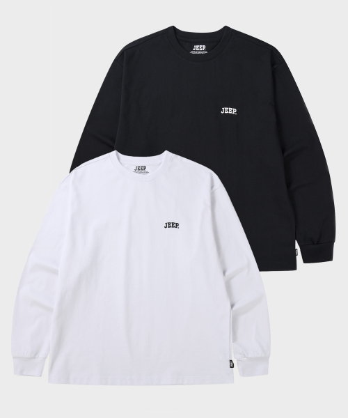 16単糸シングルベーシックビッグロゴロングスリーブTシャツ 画像 2