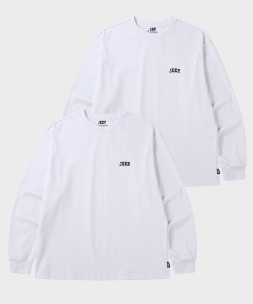 16単糸シングルベーシックビッグロゴロングスリーブTシャツ 画像 4