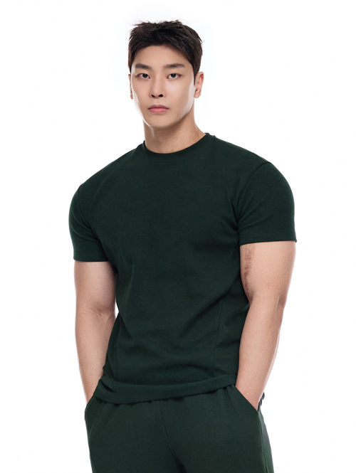 VIJAC 特殊綿 無地 マッスルフィット 半袖Tシャツ 7カラー 画像 4