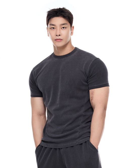 VIJAC 特殊綿 無地 マッスルフィット 半袖Tシャツ 7カラー 画像 6