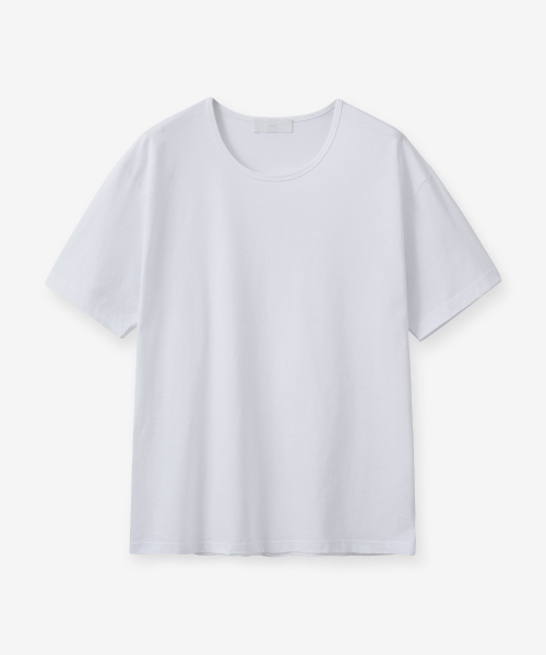 ミナブ クールコットン ユーネック 半袖Tシャツ 6色展開 画像 3