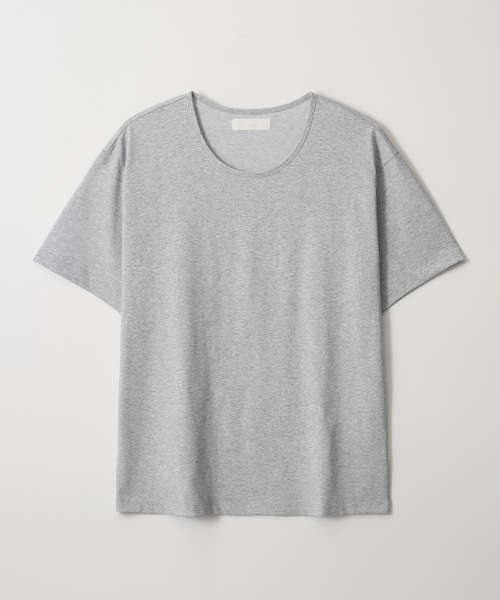 ミナブ クールコットン ユーネック 半袖Tシャツ 6色展開 画像 4