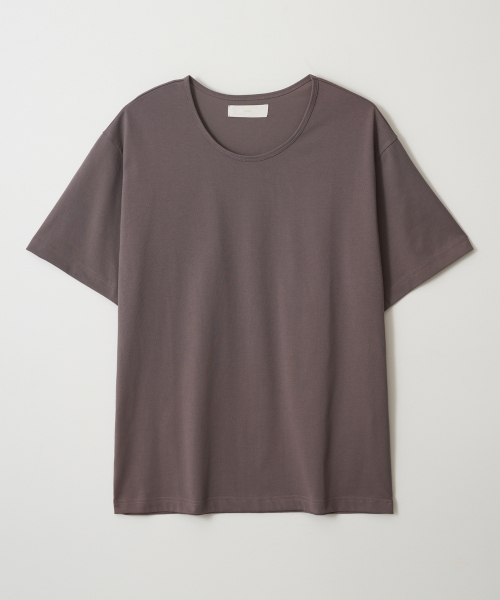 ミナブ クールコットン ユーネック 半袖Tシャツ 6色展開 画像 5
