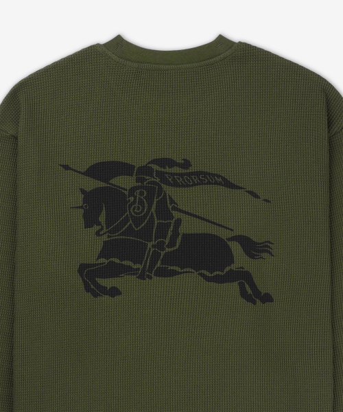 BURBERRY EKDバックロゴ ワッフル Tシャツ 8092849 ロック 画像 4
