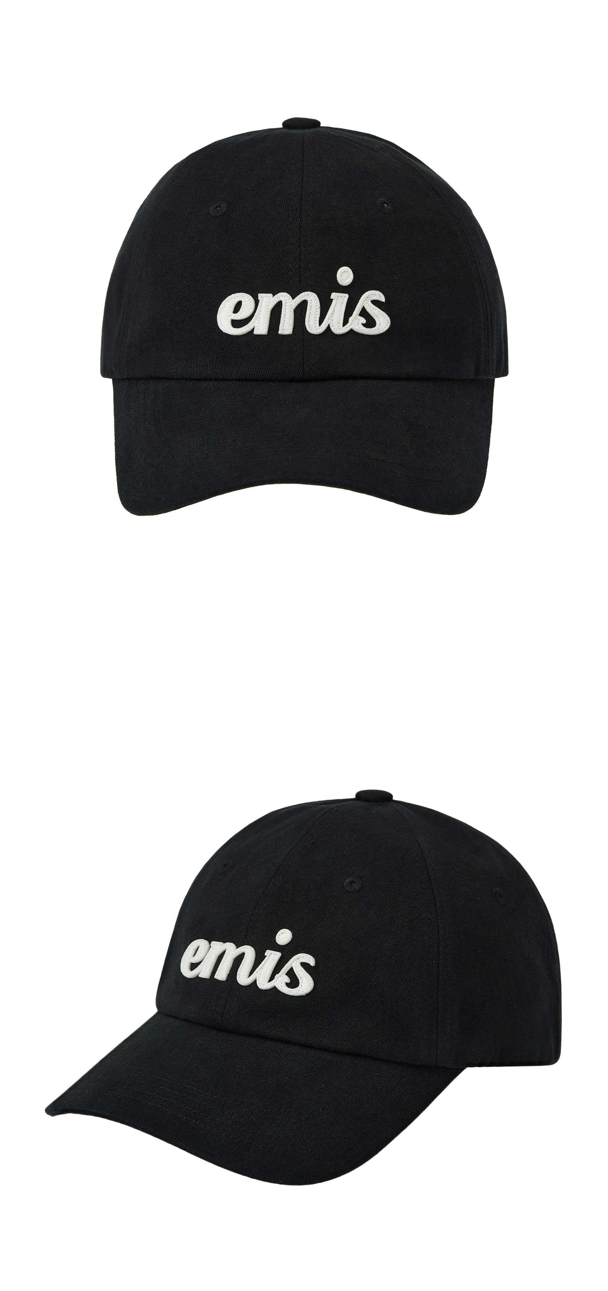 EMIS 이미스(EMIS) APPLIQUE BALL CAP-BLACK 이미지 2