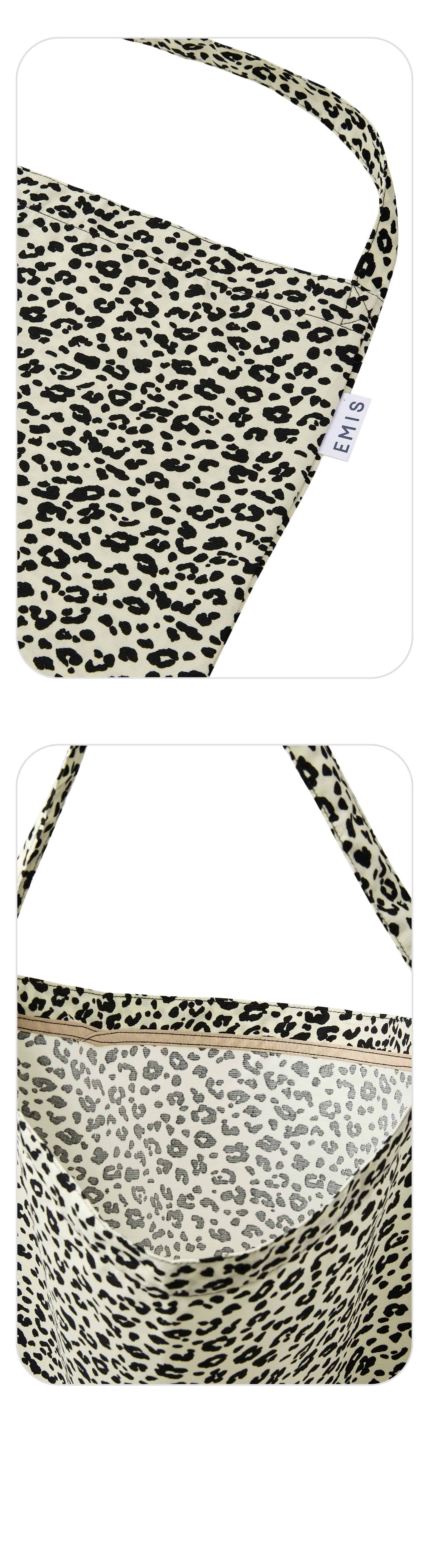 EMIS 이미스(EMIS) 22Y LEOPARD CORDUROY ECO BAG-IVORY 이미지 3
