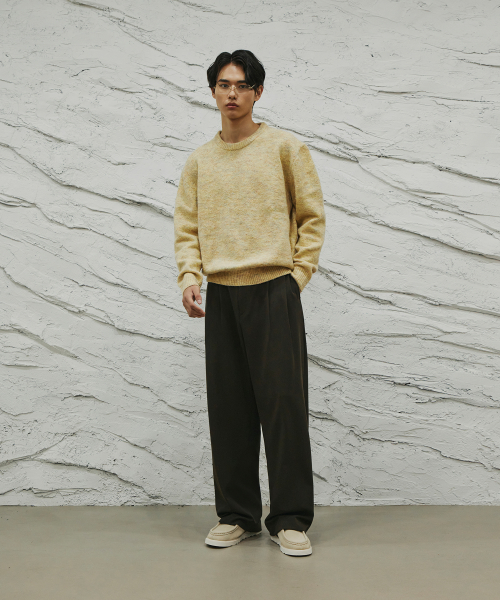 SIGNATURE シグニチャー ダブルタック ワイドスラックス 画像 7