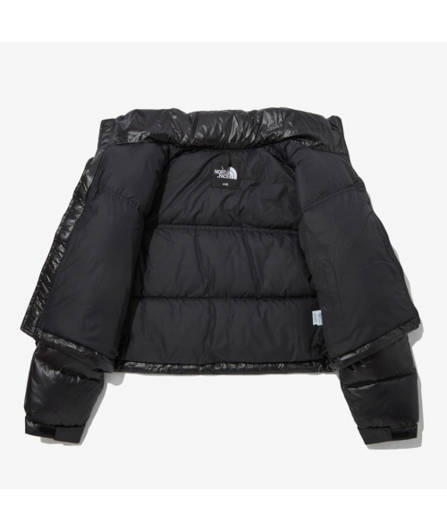 THE NORTH FACE レディース ヌプシ ショートジャケット NJ1DQ86A ブラック 画像 3