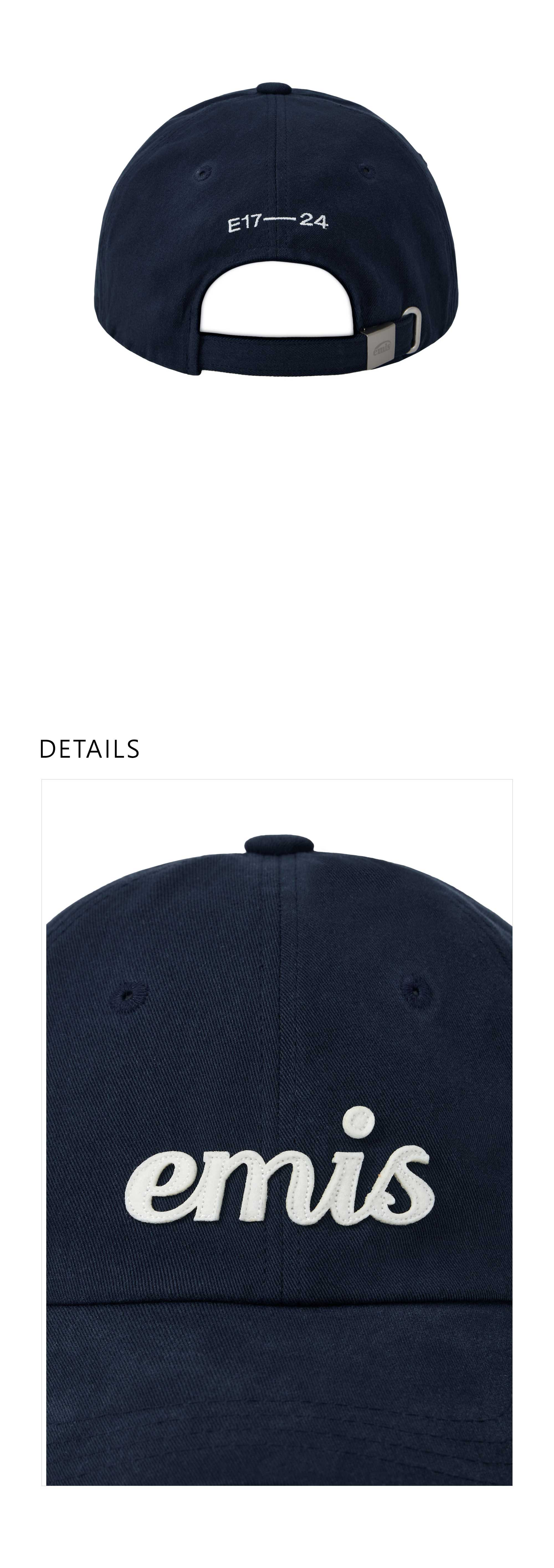EMIS 이미스(EMIS) APPLIQUE BALL CAP-NAVY 이미지 4