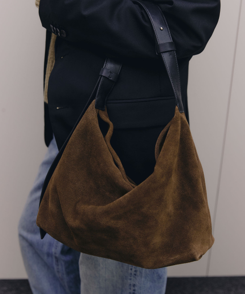르아보네(LE ABONNE) BECKY BAG_KHAKI BROWN 이미지 3