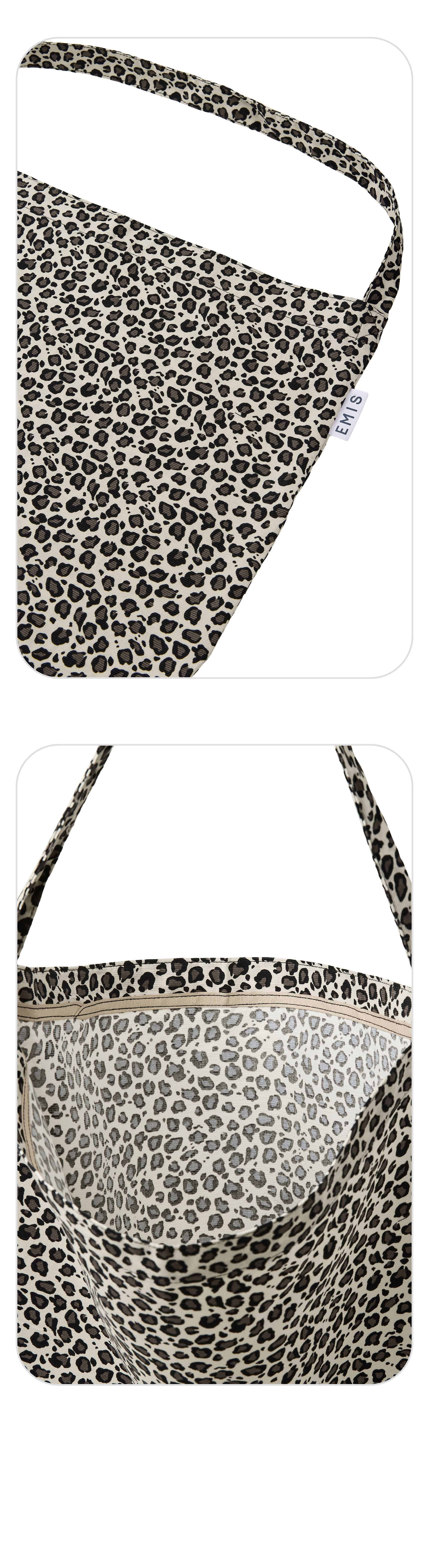 EMIS 이미스(EMIS) LEOPARD CORDUROY ECO BAG-WHITE 이미지 3