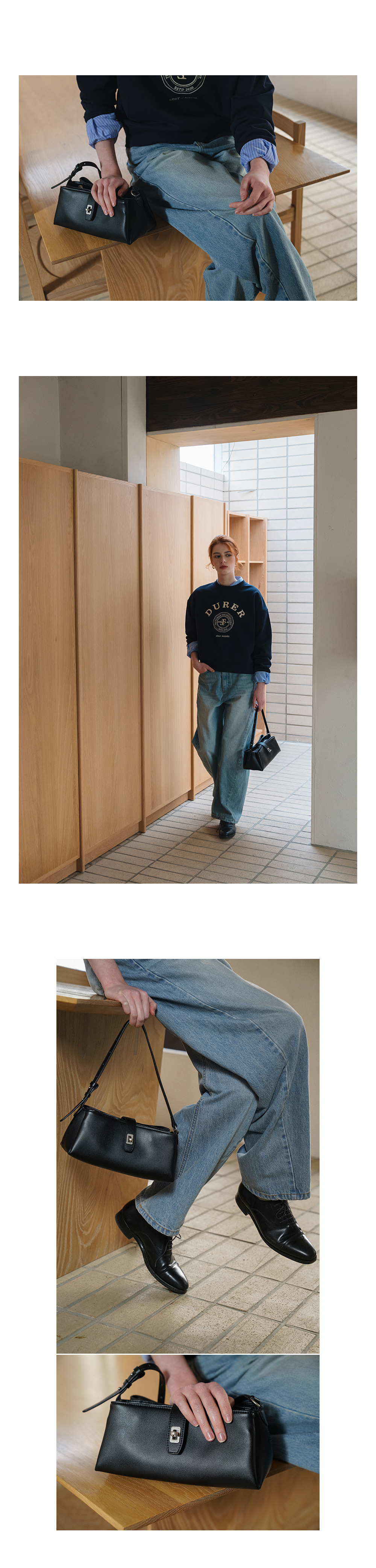 SIYAZU 시야쥬(SIYAZU) SIAC3065 Milla Bag_Black 이미지 6