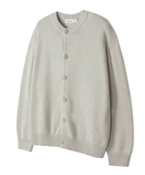 ソフト ベーシック ラウンド カーディガン ネイビー NAVY 画像 4