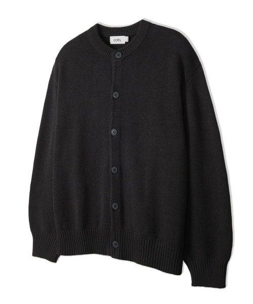 ソフト ベーシック ラウンド カーディガン ネイビー NAVY 画像 5