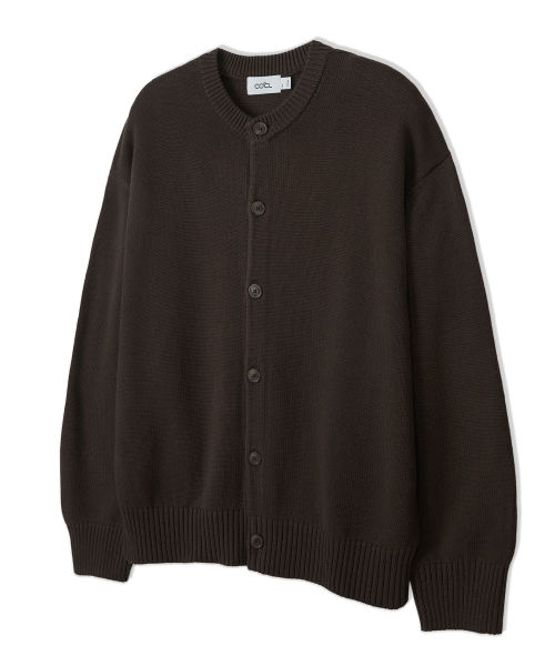 ソフト ベーシック ラウンド カーディガン ネイビー NAVY 画像 6