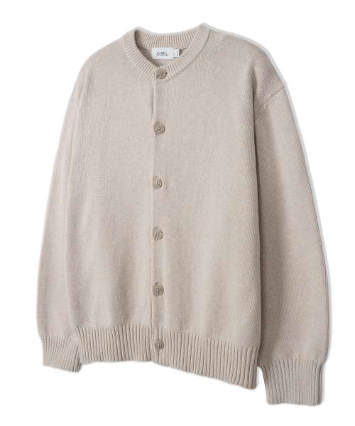 ソフト ベーシック ラウンド カーディガン ネイビー NAVY 画像 7