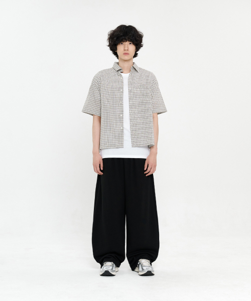 シグニチャー ダブルタック ワイドトレーニングパンツ 2カラー展開 画像 11