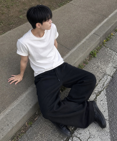 シグニチャー ダブルタック ワイドトレーニングパンツ 2カラー展開 画像 6