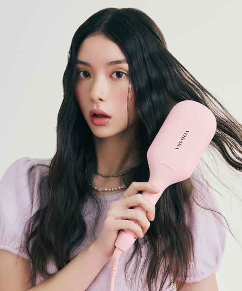 グロウ ウェーブ ヘアアイロン 40mm パウダーピンク