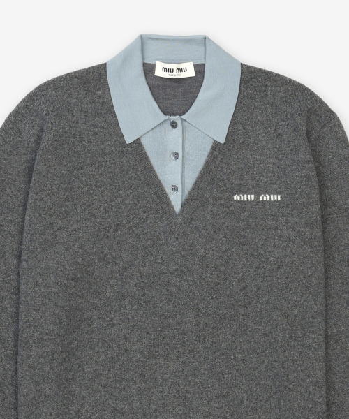 MIU MIU ミュウミュウのカシミヤウールニット 画像 5
