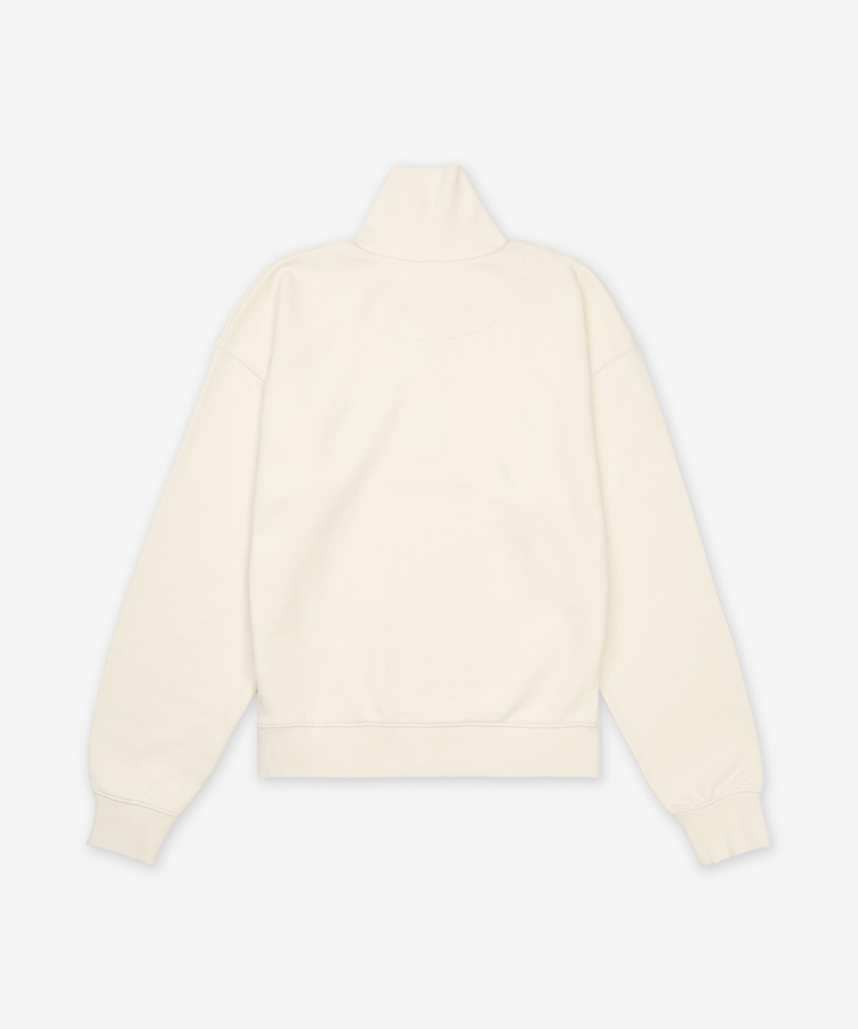 MAISON KITSUNE ベビーフォックスパッチ ハーフジップアップスウェット マーブル 画像 12
