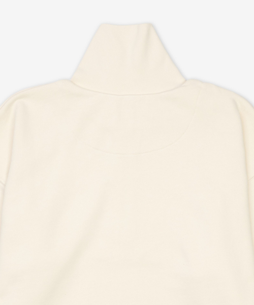 MAISON KITSUNE ベビーフォックスパッチ ハーフジップアップスウェット マーブル 画像 4