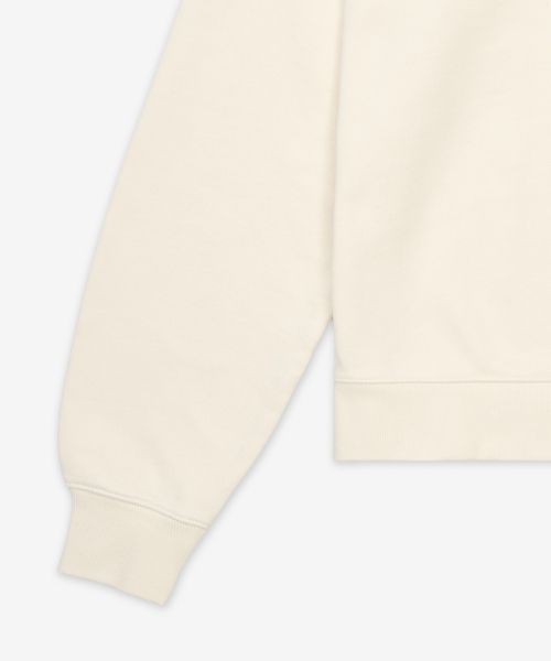 MAISON KITSUNE ベビーフォックスパッチ ハーフジップアップスウェット マーブル 画像 6