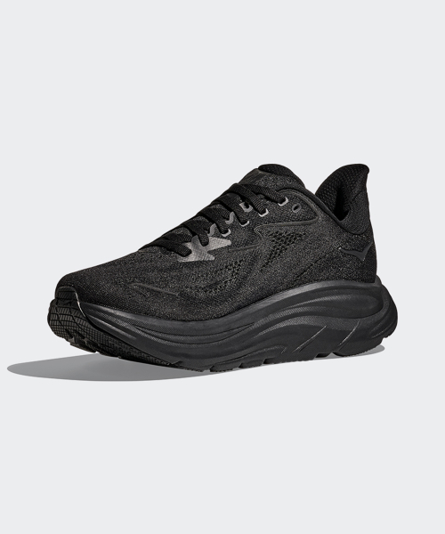 HOKA ホカ (女性) クリフトン 10 ワイド - ブラック:ブラック 画像 3