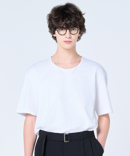 HYOJI 効治 SS ルーズフィット ユーネック 半袖 Tシャツ (3色展開) 画像 1