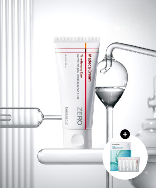 CENTELLIAN24 [데일리장벽크림] 마데카크림 타임리버스 제로 80ml + [증정] 히알론 겔 마스크 1매+크림 5ml 이미지 3