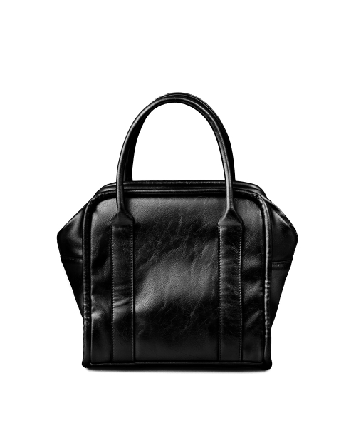 여밈(YEOMIM) mini box bag (crinkle black) 이미지 3