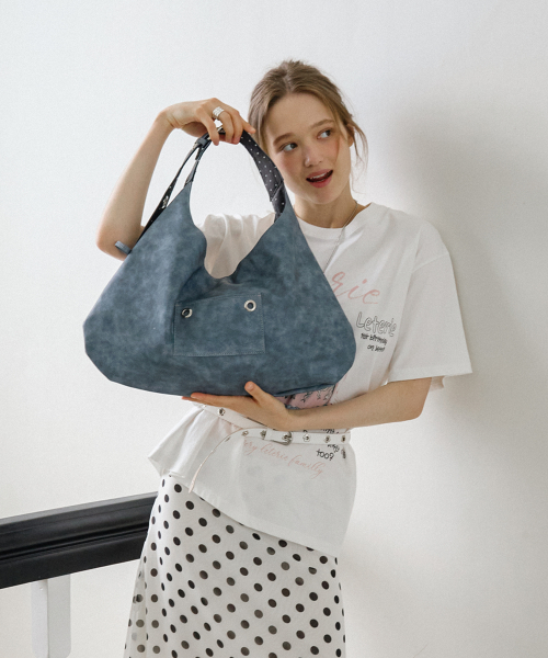 레터리(LETERIE) BUCKLE REVERSIBLE SHOULDER BAG_4COLOR 이미지 6