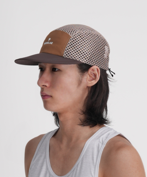 ナイロン メッシュ ランニングキャップ マラソン 이미지 2