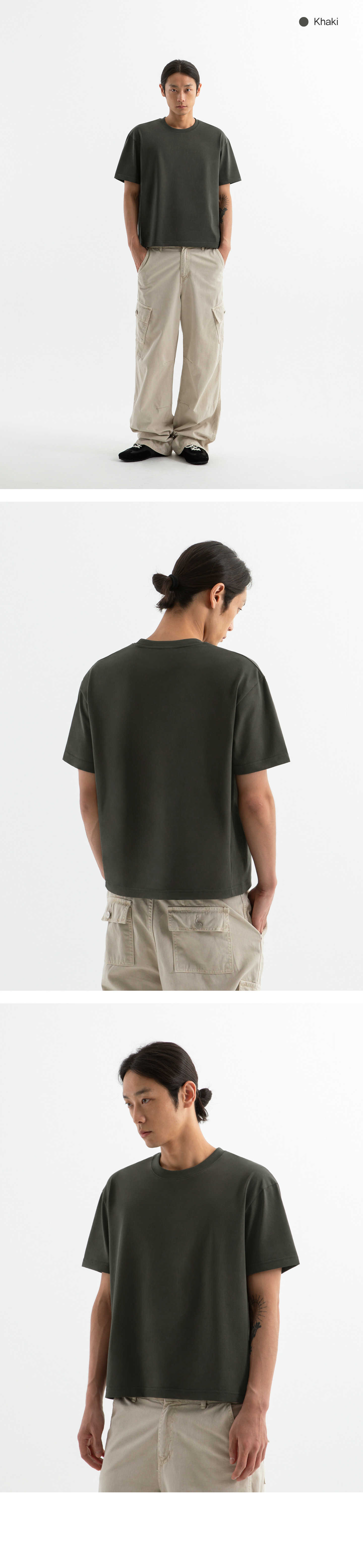 ブレンソン コンフォート クロップ 半袖Tシャツ 8カラー展開 画像 11