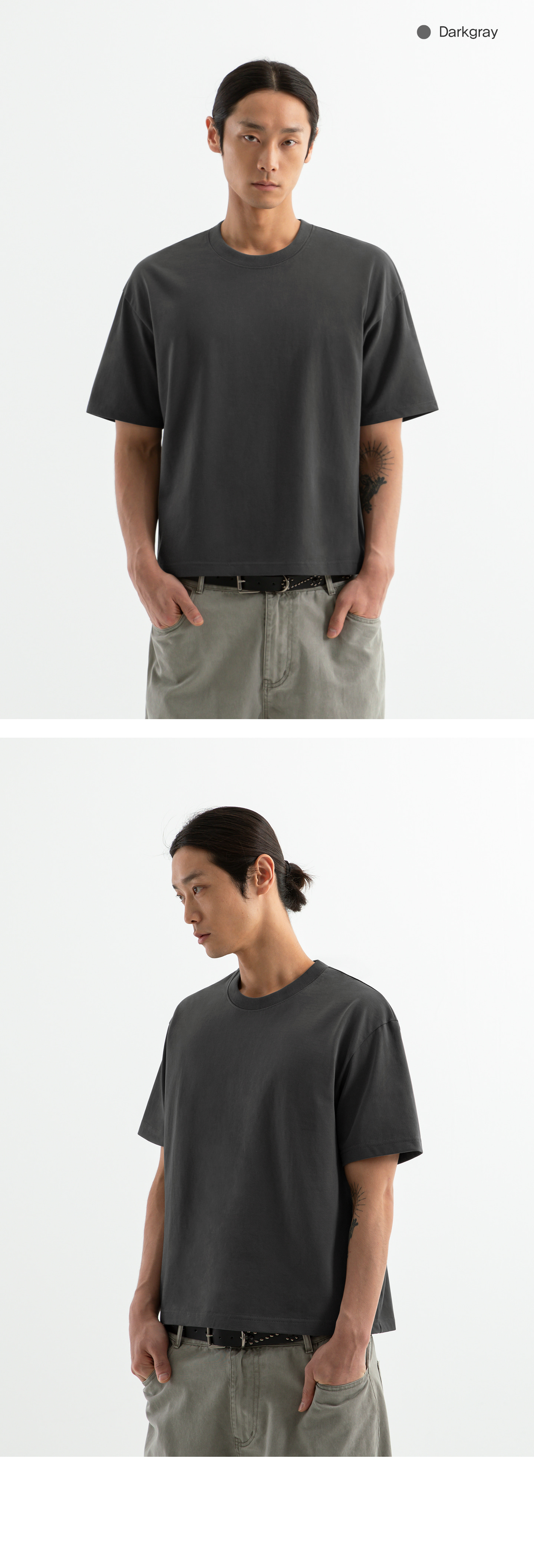 ブレンソン コンフォート クロップ 半袖Tシャツ 8カラー展開 画像 8