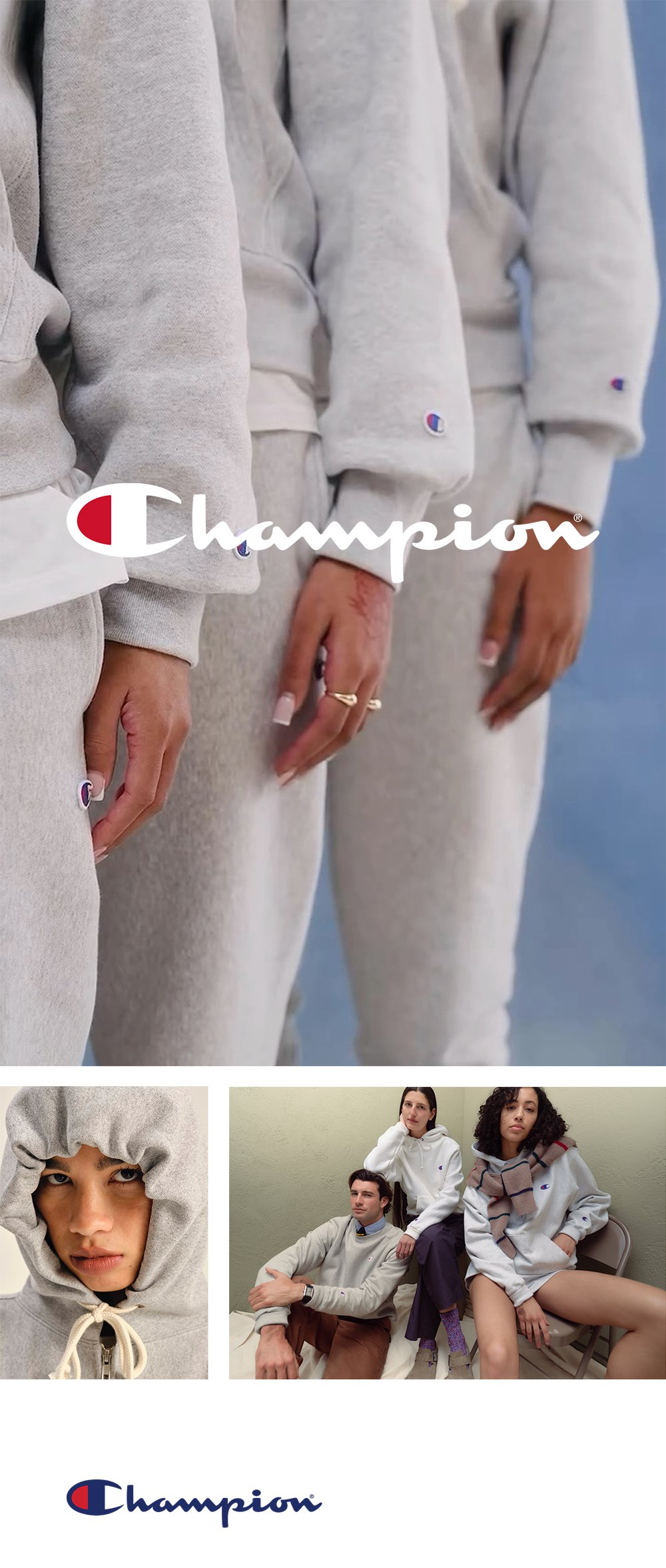 Champion ビッグロゴ 半袖Tシャツ ピグメント加工 Charcoal 画像 6