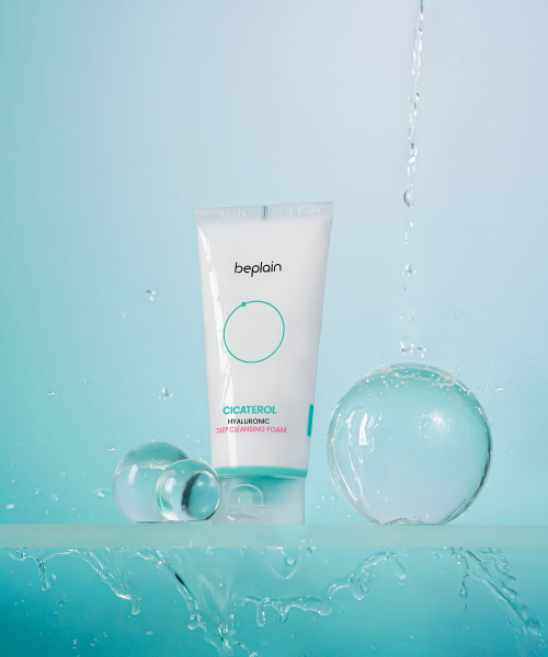 BEPLAIN [2개/트러블올킬] 시카테롤 히알루로닉 딥 클렌징 폼 120ml 이미지 2