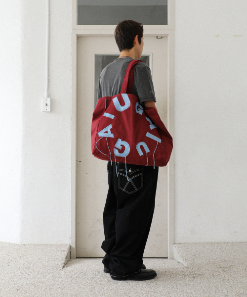 이우가마카라스(IUGAMAKARAS) IUGA Big Shopper Bag (Burgundy) 이미지 6