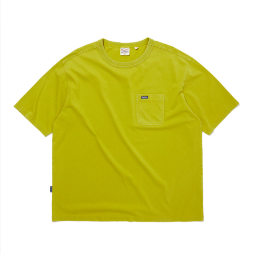Penfield ウォッシュド加工 ポケット付き 半袖Tシャツ ライトグリーン 画像 1