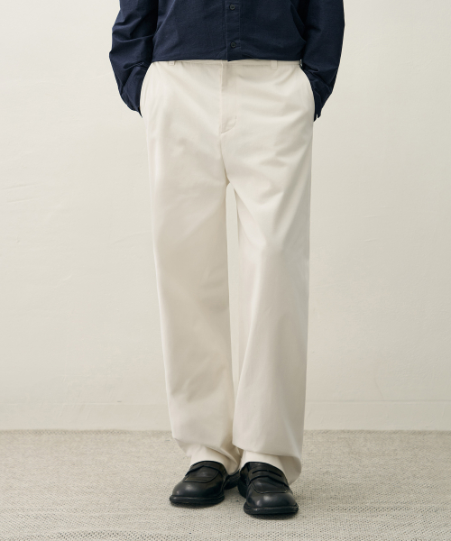 DRAW FIT セミワイドチノパンツ 6カラー展開 ゆったりシルエット 画像 5