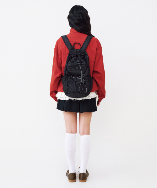 FENNEC 페넥(FENNEC) AIRY POCKET BACKPACK - DOT BLACK 이미지 4
