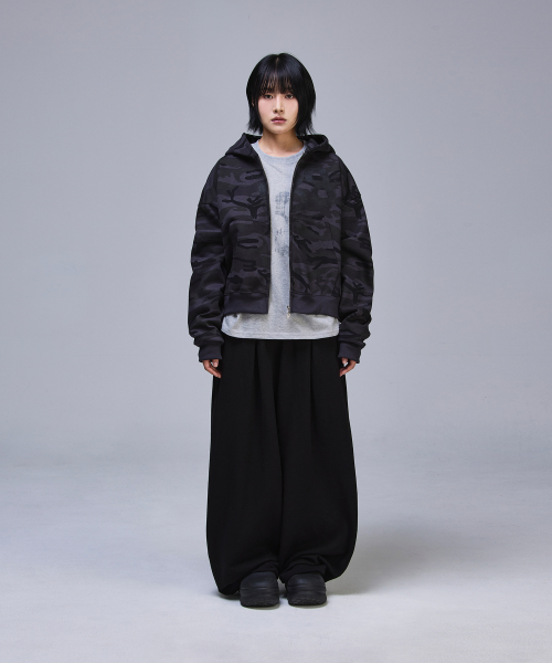 88 クロップ フーディー ジップアップ 画像 11