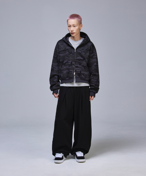 88 クロップ フーディー ジップアップ 画像 4