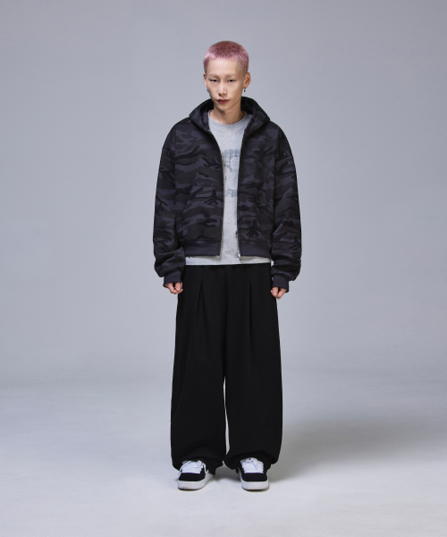 88 クロップ フーディー ジップアップ 画像 5