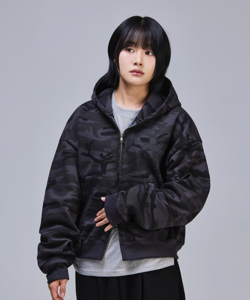 88 クロップ フーディー ジップアップ 画像 6