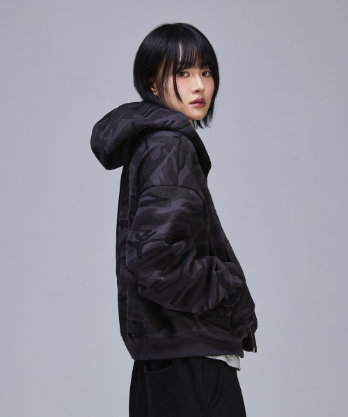 88 クロップ フーディー ジップアップ 画像 7