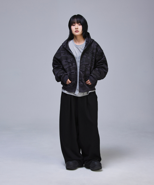 88 クロップ フーディー ジップアップ 画像 8