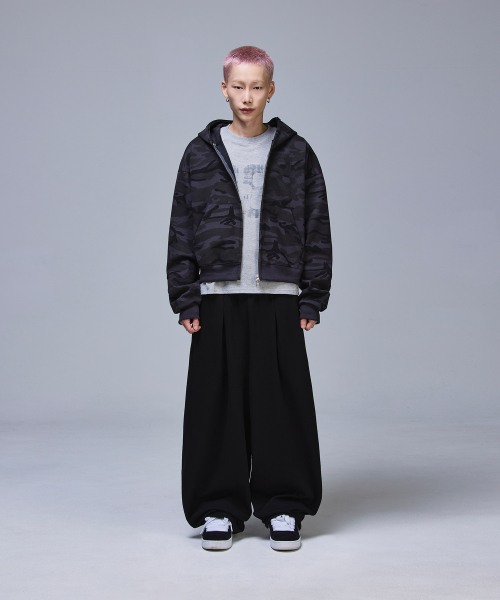 88 クロップ フーディー ジップアップ 画像 10