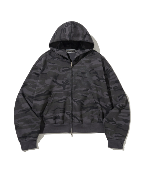 88 クロップ フーディー ジップアップ